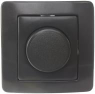 Светорегулятор поворотный TEM Ekonomik 400Вт IP20 черный EE 15 NB