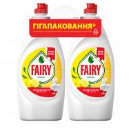 Набір засобів для ручного миття посуду Fairy Лимон 2х 0,9 л