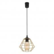 ВИТРИНА! Подвес LIGHT SET DIAMOND 4640 1x15 Вт /E27 черный/золото