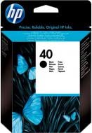 Картридж HP  №40 Black 51640AE черный 51640AE