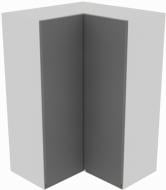 Шкаф Влада (В 60х60 прямой (920)правая) графит/пепельный