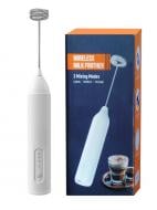 Капучинатор IKOS для молока с аккумулятором 0023-DAH белый