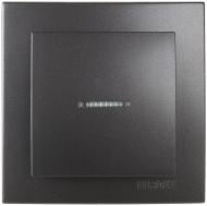 Выключатель одноклавишный Nilson Touran с подсветкой антрацит