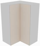 Шафа Влада (В 60х60 прямий (920)права) пломбір/попелястий