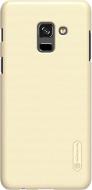 Накладка на корпус Nillkin для Samsung Galaxy A8+ A730 gold (6381313) Frosted Shield (Золотистый)
