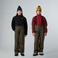 Брюки THE NORTH FACE TEEN SNOWQUEST SUSPENDER PANT NF0A8EJP21L1 р. M коричневый