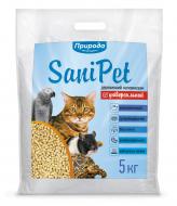 Наповнювач для котячого туалету Природа Sani Pet натуральний 5 кг