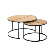 Стол кофейный Special4You Geneva 600 x 450 мм черный/ бежевый Стол кофейный Special4You Geneva 600 x 450 мм черный/ бежевый