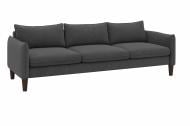 Диван прямий SOFYNO ВЕСТА-3 Gemma 97 чорний 175x90x760 мм