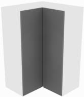 Шкаф Влада (В 60х60 прямой (920)правая) графит/белый Шкаф Влада (В 60х60 прямой (920)правая) графит/белый