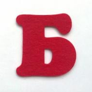 Буква Аплі Краплі Б 2 мм 7,5 см в ассортименте