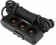 Удлинитель Viko MultiLet без заземления 3 гн. черный 5 м