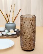 Ваза скляна Онікс 24.5см, VITTORA 24,5 см бронза 148151 Ваза скляна Онікс 24.5см, VITTORA 24,5 см бронза 148151