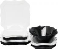 Сервіз столовий Luminarc Authentic Black/White 19 предметів на 6 персон