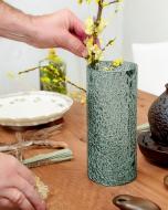 Ваза скляна Нефрит 24.5см, VITTORA 24,5 см зелений 148152 Ваза скляна Нефрит 24.5см, VITTORA 24,5 см зелений 148152