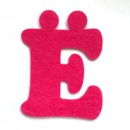 Буква Аплі Краплі Ё из фетра 2 мм 7,5 см в ассортименте