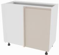 Тумба нижня Влада (Н 100 права) пломбір/білий