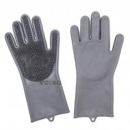 Перчатки силиконовые многофункциональные VOLRO Серый (vol-531)