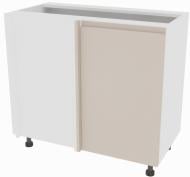 Тумба нижня Влада (Н 100 ліва) пломбір/білий