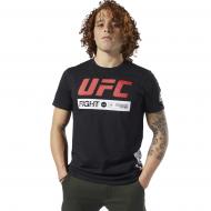 Футболка Reebok UFC FG FIGHT WEEK T DZ1606 р.M черный