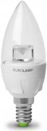 Лампа светодиодная Eurolamp 6 Вт C37 прозрачная E14 220 В 4000 К LED-CL-06144clear(T)new