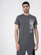 Футболка 4F 4FSS23TTSHM306-25S р.2XL сірий