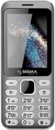 Мобільний телефон Sigma mobile X-style 33 Steel grey