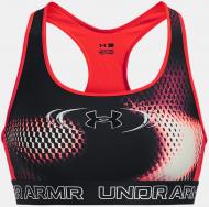 Бра Under Armour Mid Padless 1375398-890 р.XS красный с черным