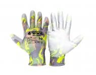 Перчатки MasterTool Камуфляж 12 пар с покрытием полиуретан XL (10) 83-0662