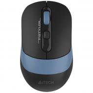 Мишка A4Tech бездротова безшумна Fstyler black/blue (FB10CS (Ash Blue))