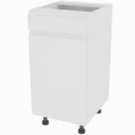 Тумба нижняя Влада ( Н 40 ДШ FAVORIT левая) белый шелк/белый Тумба нижняя Влада ( Н 40 ДШ FAVORIT левая) белый шелк/белый