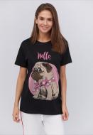 Футболка YAPPI Boyfriend WB2037 р.S черный