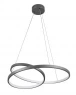 Люстра подвесная Goldlux Zefira 1x40 Вт LED-модуль антрацит 328021