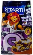Завтраки готовые START зерновые со вкусом черники и ванили Смайлики 500 г