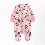 Комбинезон ясельный для девочки Dexter`s Cats on pink р.68 розово-бело-голубой 300273 Комбинезон ясельный для девочки Dexter`s Cats on pink р.68 розово-бело-голубой 300273