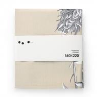 Скатерть Тоскана KT-19 L 140x220 см бежевый с рисунком МВМ MY HOME