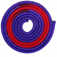 Скакалка для художньої гімнастики 3м 2-х PS C-1657 Червоно-фіолетовий