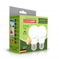 Лампа светодиодная Eurolamp 2 шт./уп. 12 Вт A60 матовая E27 220 В 4000 К MLP-LED-A60-12274(E)
