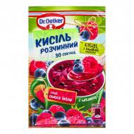 Кисіль Dr. Oetker швидкого приготування з шматочками фруктів зі смаком лісових ягід