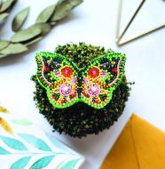 Набор для вышивания бисером на художественном холсте Настроение-Лето AD-022 70x40 мм Абрис Арт