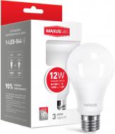 Лампа светодиодная Maxus 12 Вт A65 матовая E27 220 В 4100 К 1-LED-564