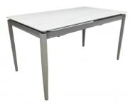Стол обеденный Prestol Хит 1400(2000)x800x750мм бежевый/серый