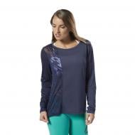 Футболка Reebok RC Burnout LS Tee EC1421 р.M темно-синий