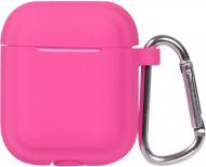 Кейс TOTO Plain Cover With Stripe Style Case AirPods Rose Red (101762)