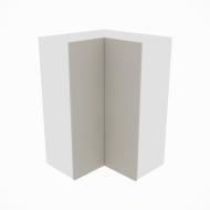 Шкаф верхний угловой Софи (В 60х60 прямий (920)правая) кашемир/белый Світ Меблів