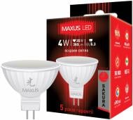 Лампа светодиодная Maxus Sakura 4 Вт MR16 матовая GU5.3 220 В 5000 К