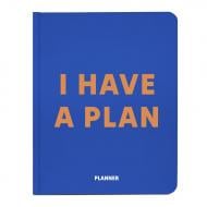 Блокнот I HAVE A PLAN синий Orner