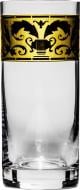 Набор стаканов для воды Bohemia Barline Rene золото 300 мл 6 шт.