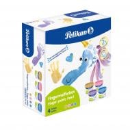 Фарби пальчикові Pearl 4х100 г перламутрові 701587 Pelikan