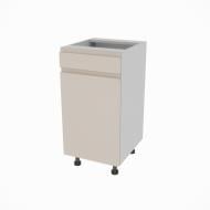 Тумба нижня Влада ( Н 40 ДШ LUX права) пломбір/попелястий Світ Меблів